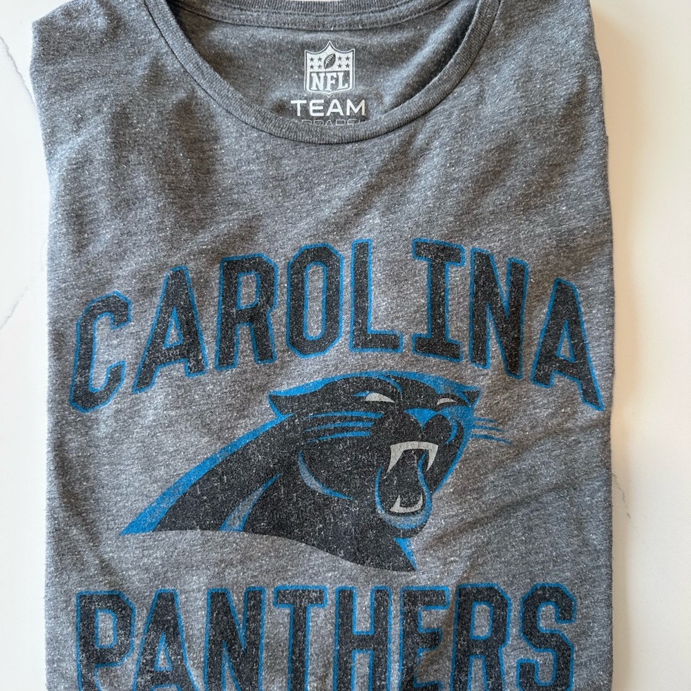 Carolina Panthers Vintage Gray Soft T